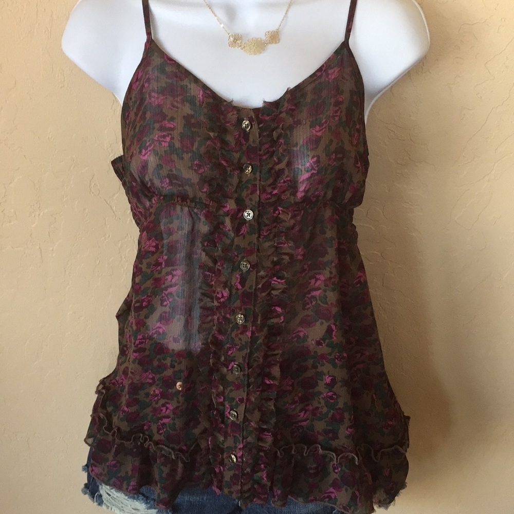 Express Ruffled Camisole Top - Picture 5 of 6